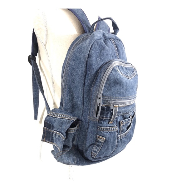 Hand & Heart Handbags - Hand & Heart Genuine Levi’s Custom Backpack